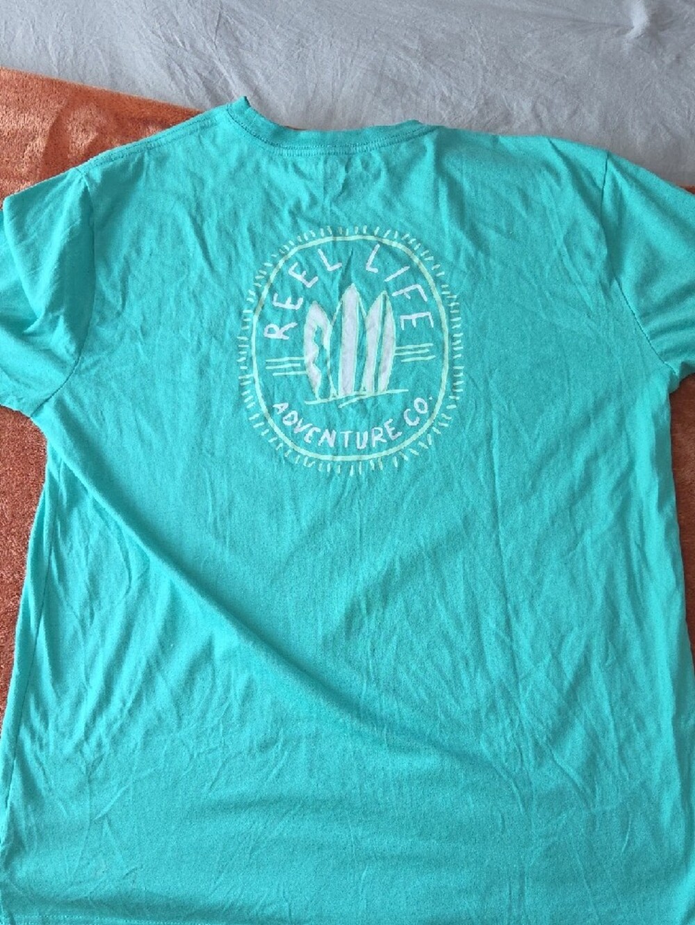 Salt Life Turquoise Short Sleeve Logo Tee - Picture 3 of 3